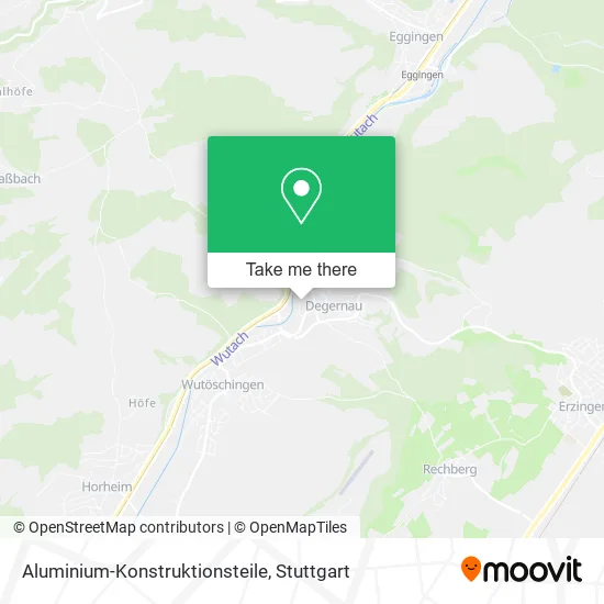 Карта Aluminium-Konstruktionsteile