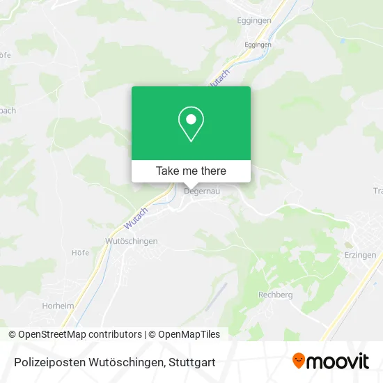 Карта Polizeiposten Wutöschingen