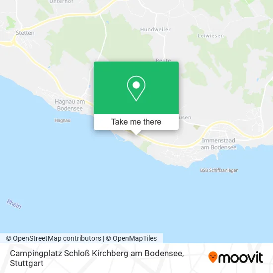 Карта Campingplatz Schloß Kirchberg am Bodensee