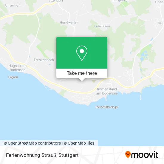Карта Ferienwohnung Strauß