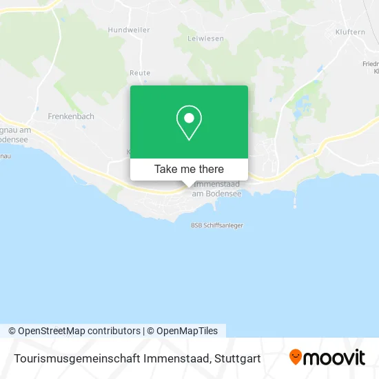 Карта Tourismusgemeinschaft Immenstaad
