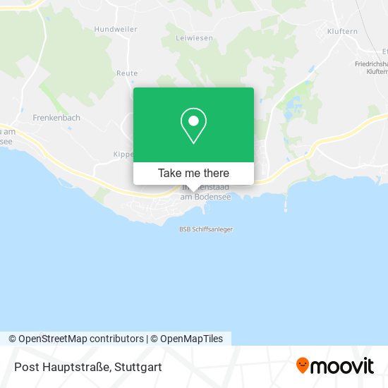 Post Hauptstraße map