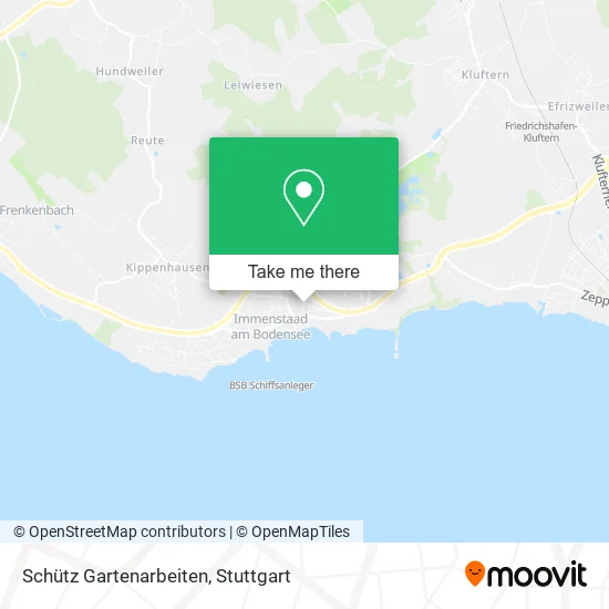 Карта Schütz Gartenarbeiten