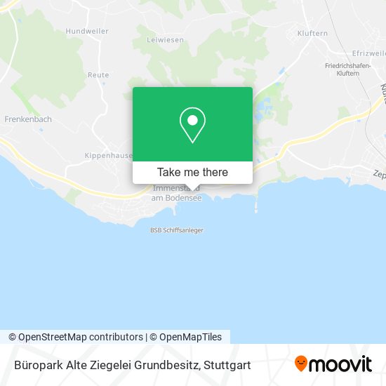 Büropark Alte Ziegelei Grundbesitz map