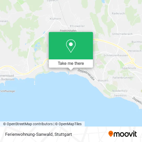 Карта Ferienwohnung-Sanwald