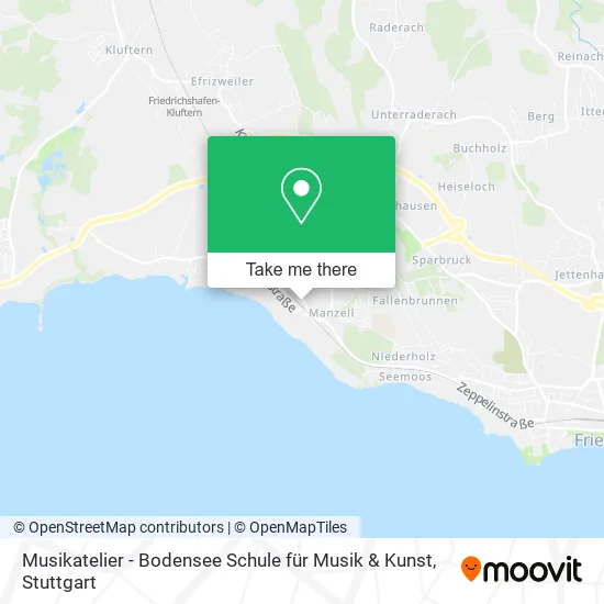 Карта Musikatelier - Bodensee Schule für Musik & Kunst