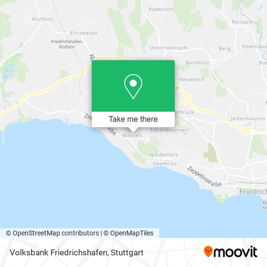 Volksbank Friedrichshafen map