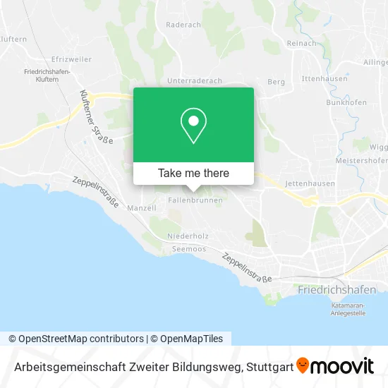 Карта Arbeitsgemeinschaft Zweiter Bildungsweg