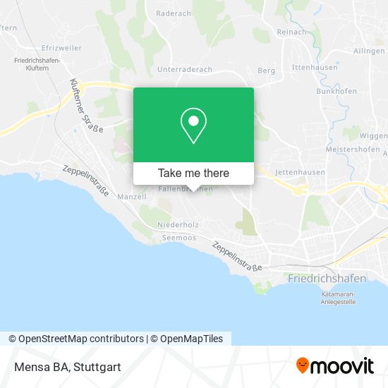 Карта Mensa BA