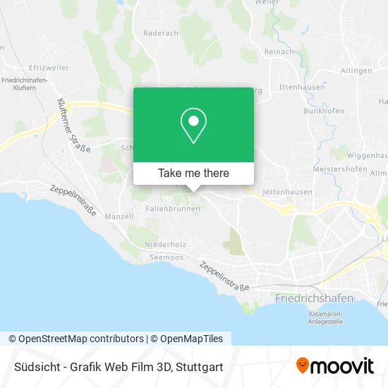 Карта Südsicht - Grafik Web Film 3D