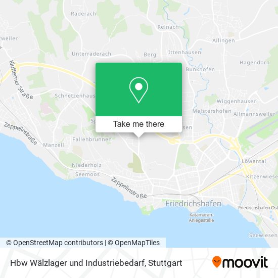 Hbw Wälzlager und Industriebedarf map