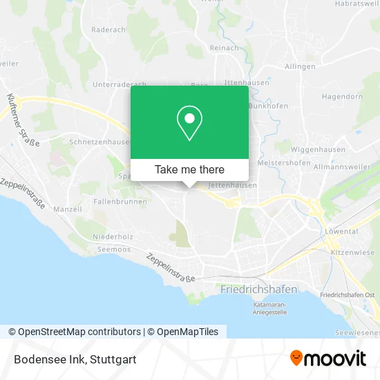 Карта Bodensee Ink