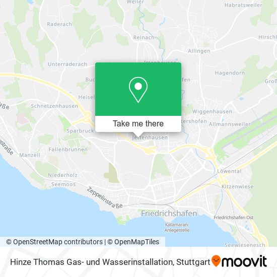 Hinze Thomas Gas- und Wasserinstallation map