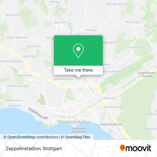 Карта Zeppelinstadion