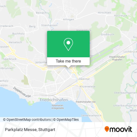 Parkplatz Messe map