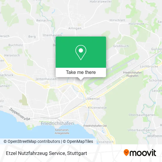 Карта Etzel Nutzfahrzeug Service