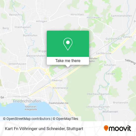 Карта Kart Fn Vöhringer und Schneider
