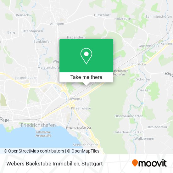 Карта Webers Backstube Immobilien