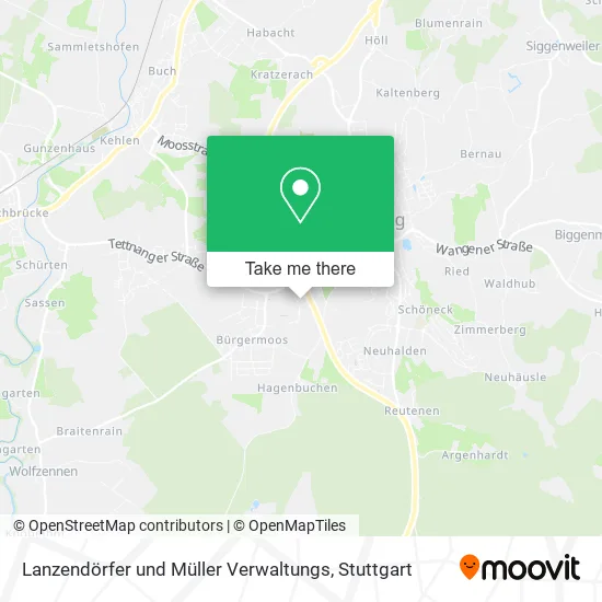 Карта Lanzendörfer und Müller Verwaltungs