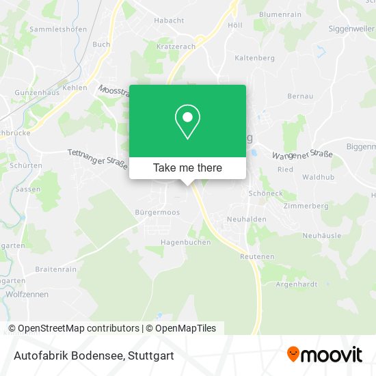 Карта Autofabrik Bodensee
