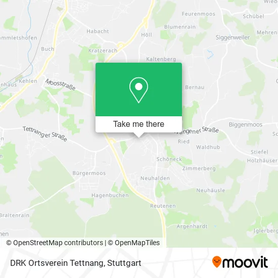 Карта DRK Ortsverein Tettnang