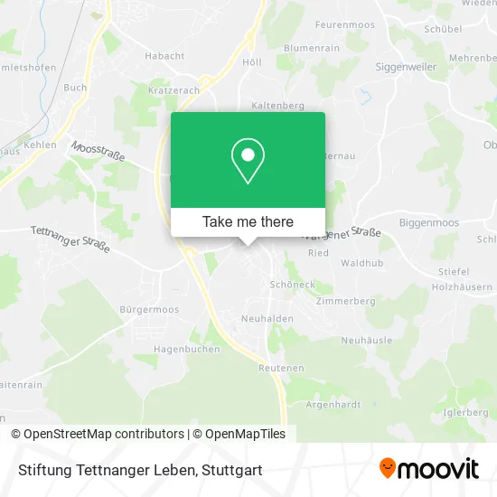 Карта Stiftung Tettnanger Leben
