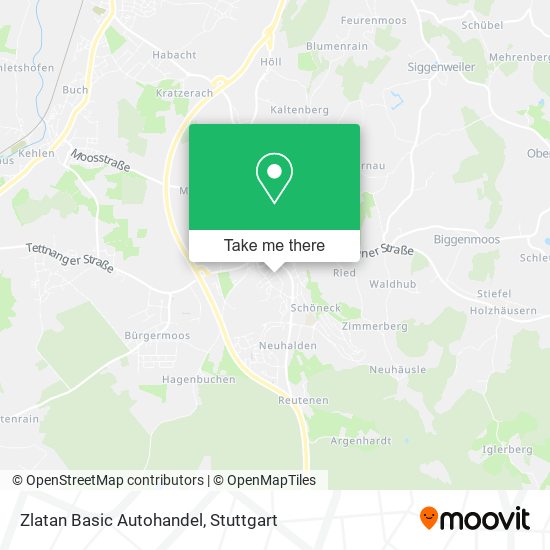 Zlatan Basic Autohandel map