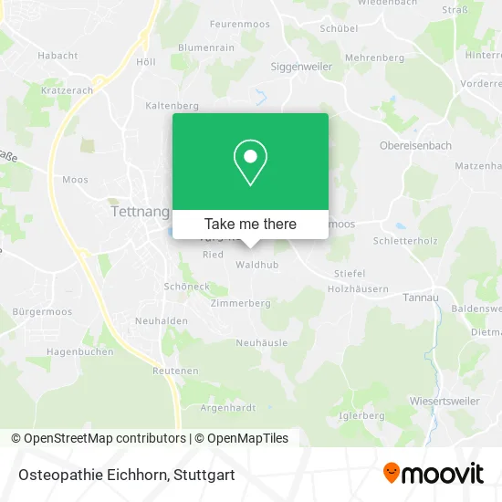 Карта Osteopathie Eichhorn