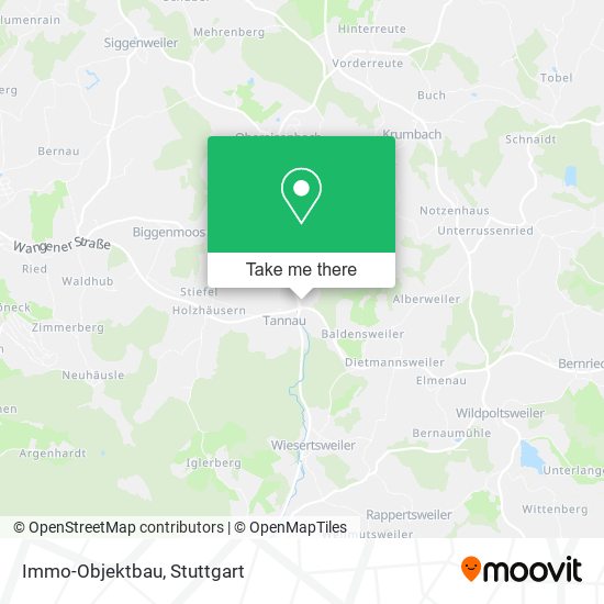 Карта Immo-Objektbau