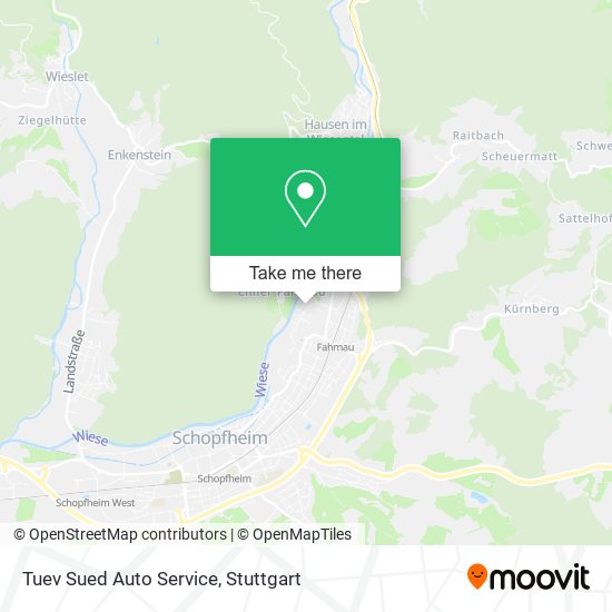 Tuev Sued Auto Service map