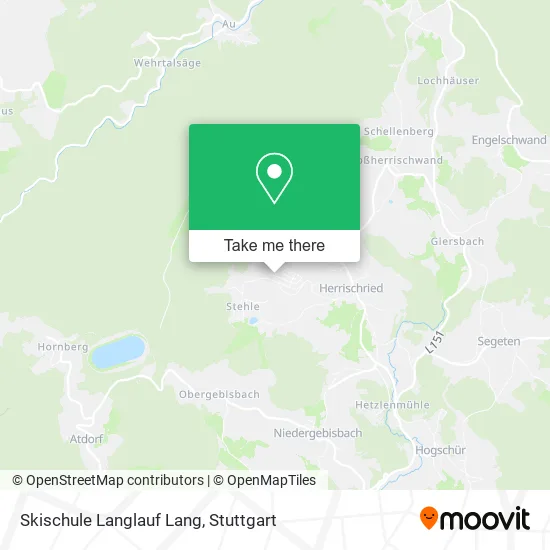 Карта Skischule Langlauf Lang