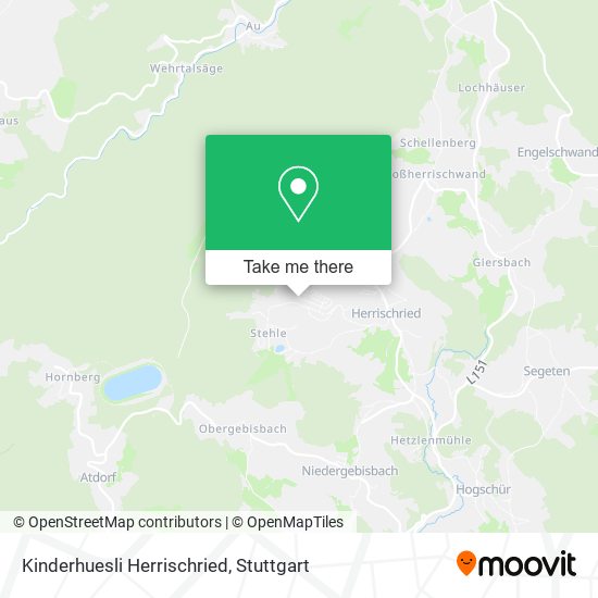 Kinderhuesli Herrischried map