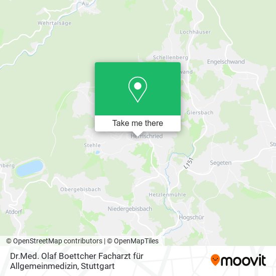 Dr.Med. Olaf Boettcher Facharzt für Allgemeinmedizin map