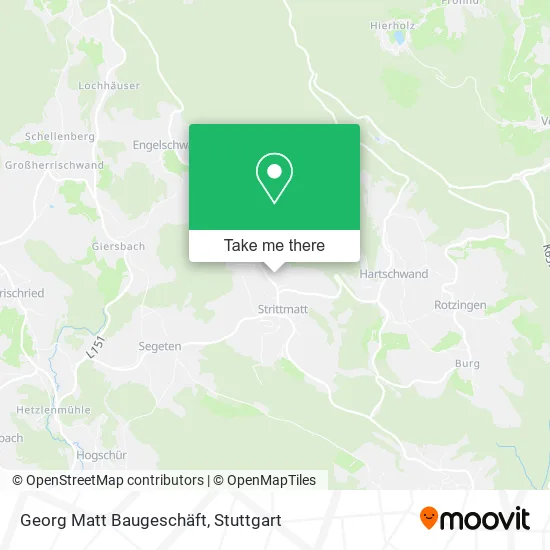 Карта Georg Matt Baugeschäft
