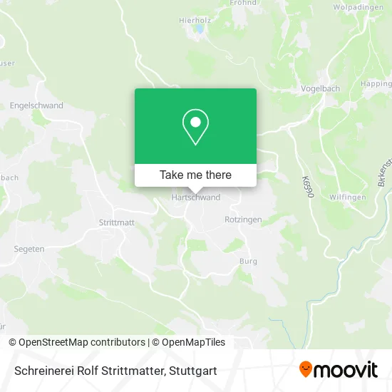 Карта Schreinerei Rolf Strittmatter