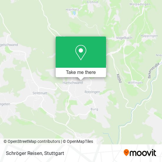 Schröger Reisen map