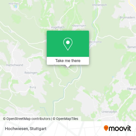 Hochwiesen map