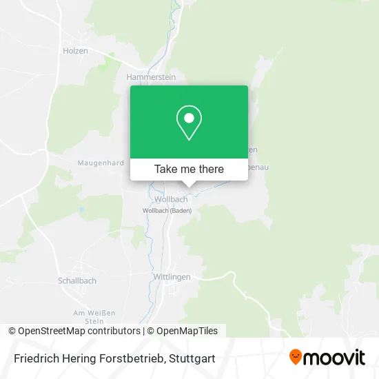 Карта Friedrich Hering Forstbetrieb