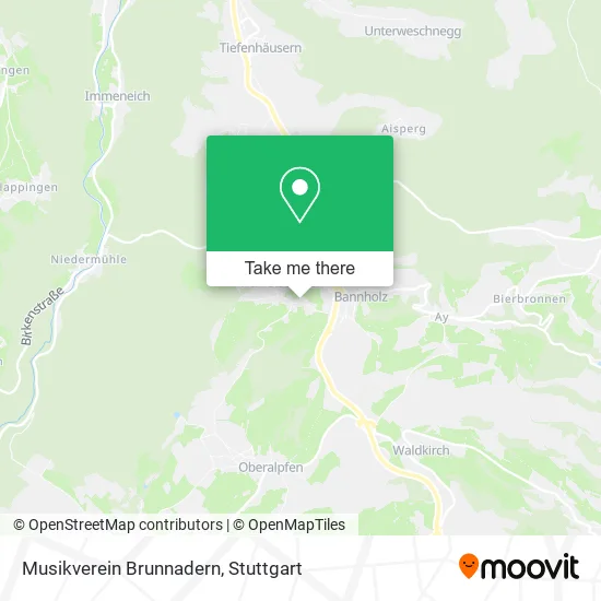 Карта Musikverein Brunnadern