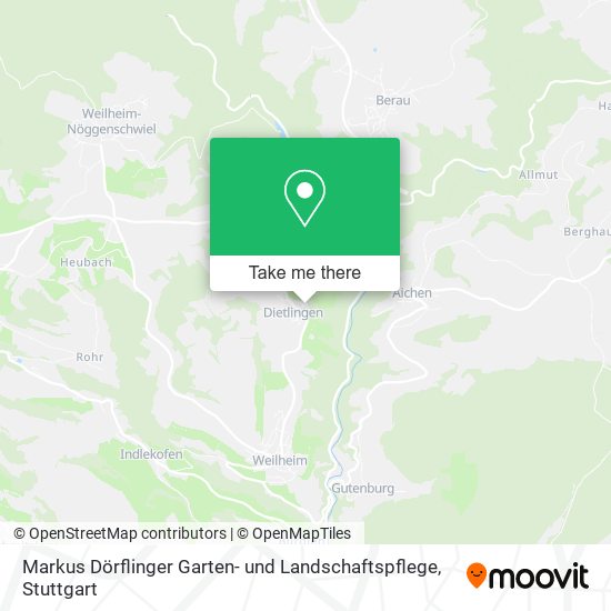 Markus Dörflinger Garten- und Landschaftspflege map