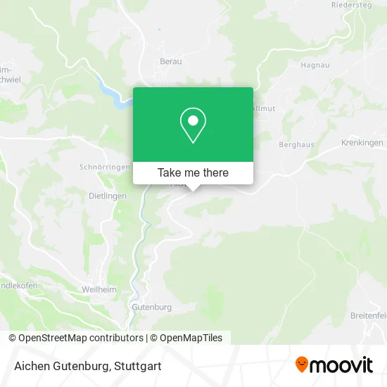 Карта Aichen Gutenburg