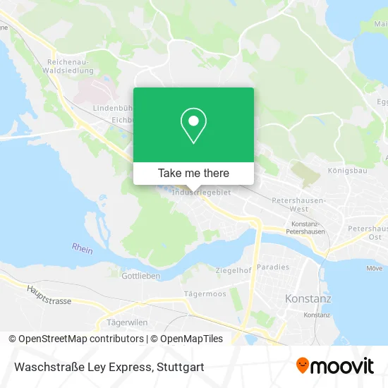 Карта Waschstraße Ley Express