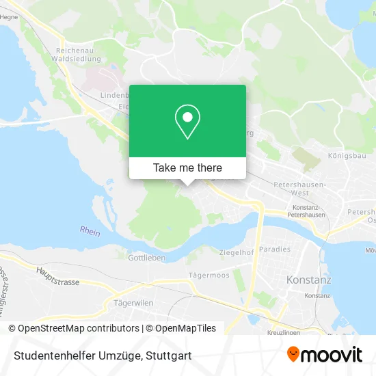 Карта Studentenhelfer Umzüge