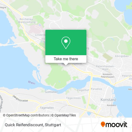 Quick Reifendiscount map