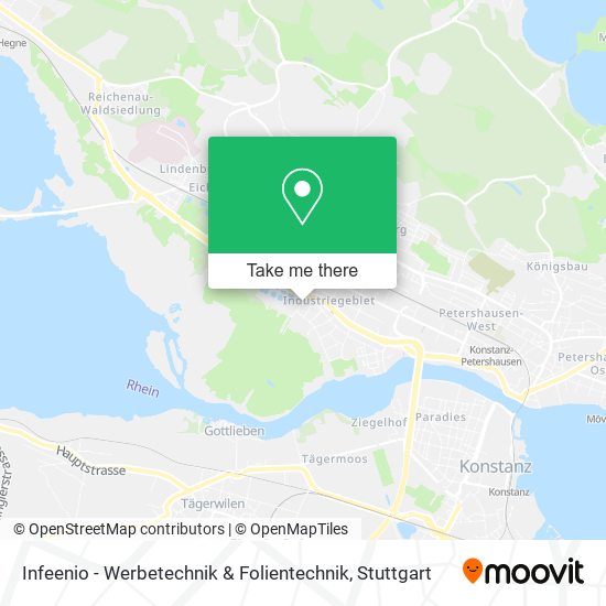 Infeenio - Werbetechnik & Folientechnik map