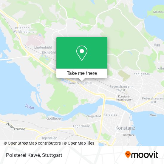 Карта Polsterei Kawé