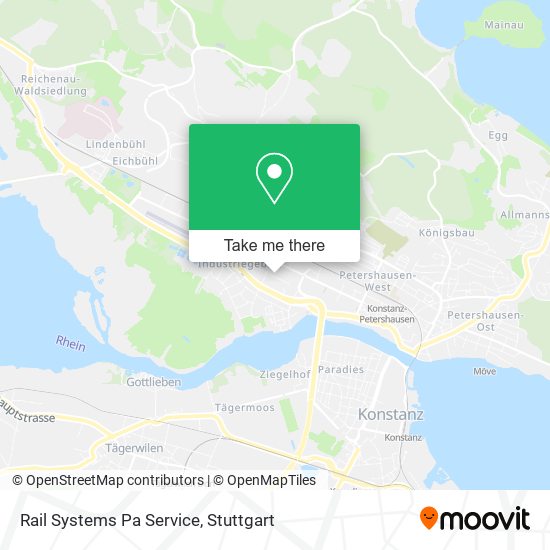 Rail Systems Pa Service map