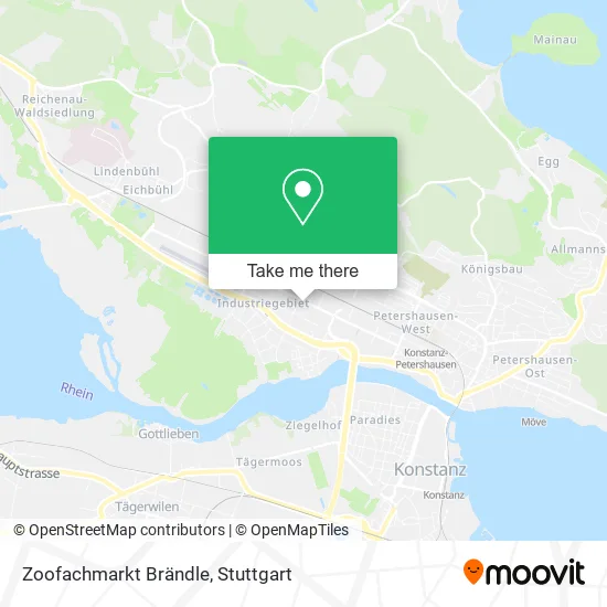 Карта Zoofachmarkt Brändle