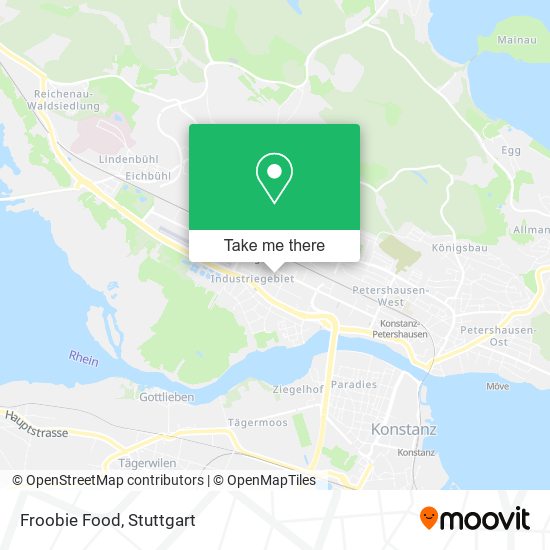 Froobie Food map