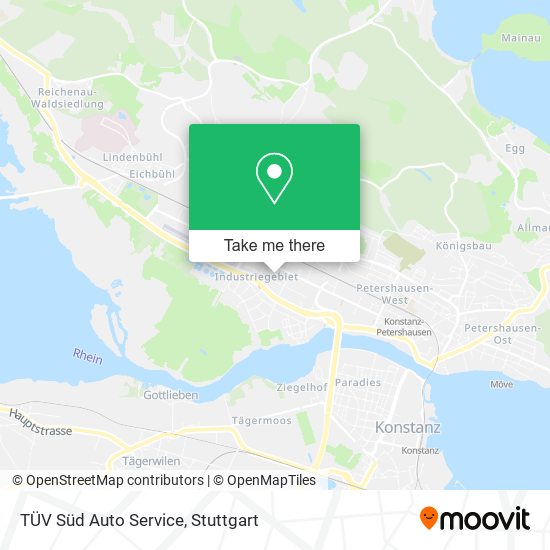 TÜV Süd Auto Service map